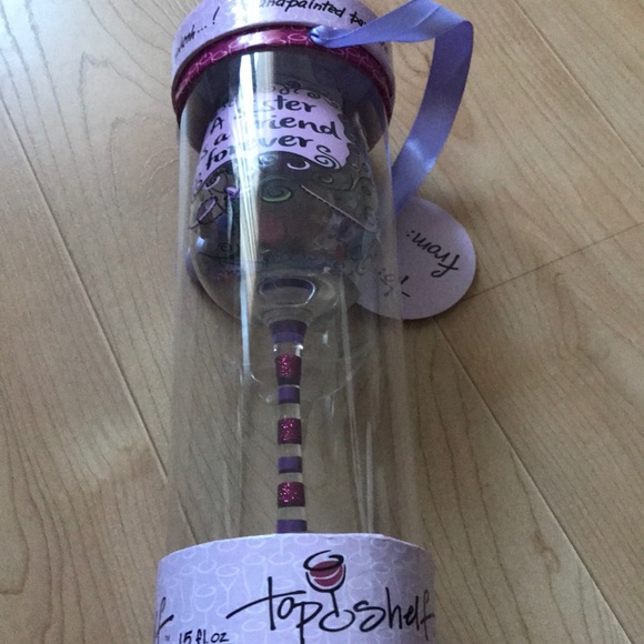 Sister wine glass - Picture 5 of 5